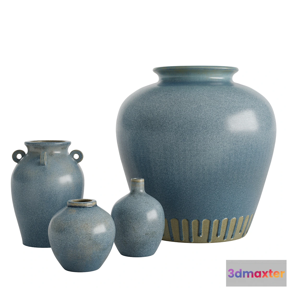 1304715 - Seehorn Handcrafted Vases 3D Max