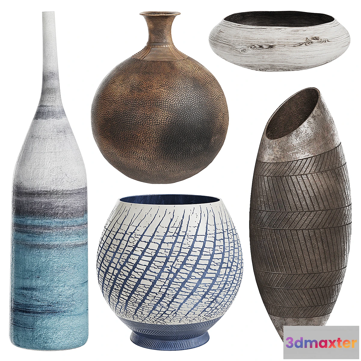 1308709 - Vases set (v1) 3D Max