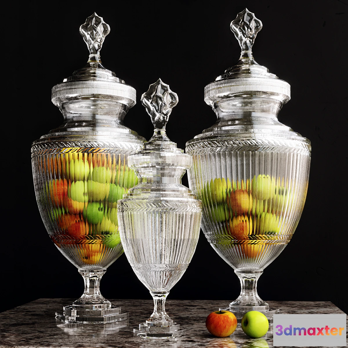 1312295 - Vase Harcourt Glass L S 3D Max