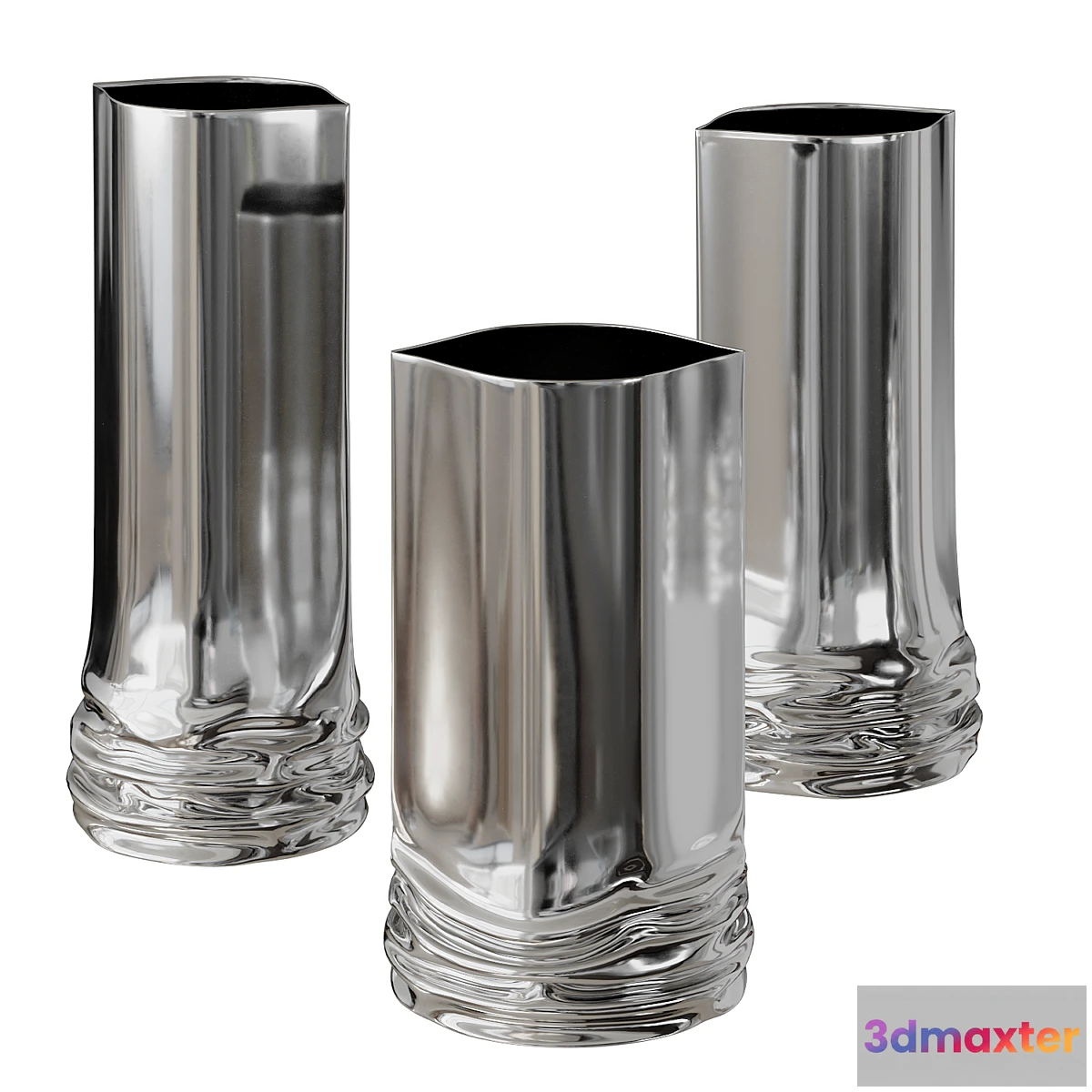 1314111 - Zieta Crash Vases Set 3D Max