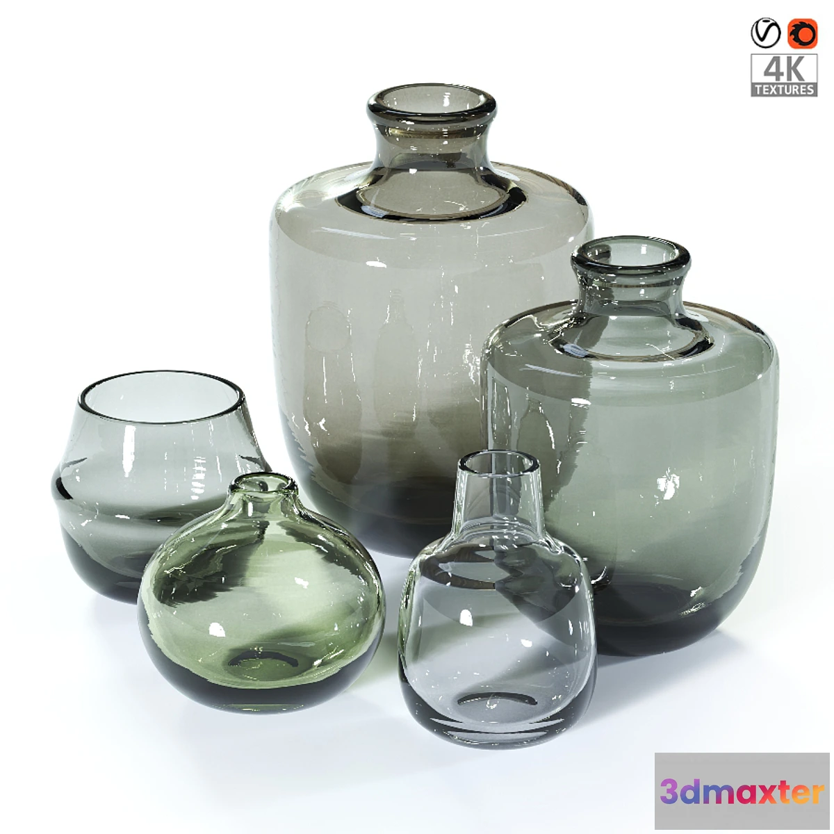 1342269 - Glass vases 3D Max
