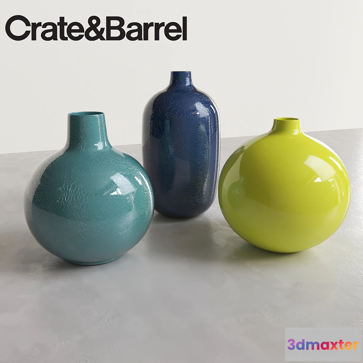 1404138 - Perry Vases by Crate & Barrel 3D Max