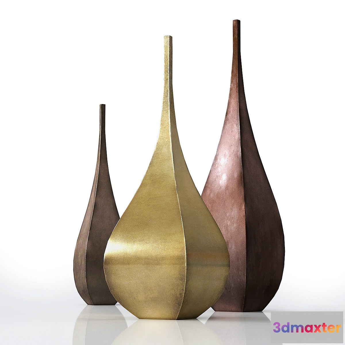 1410474 - DeCastelli Shimla & Jaipur Vases set 3D Max