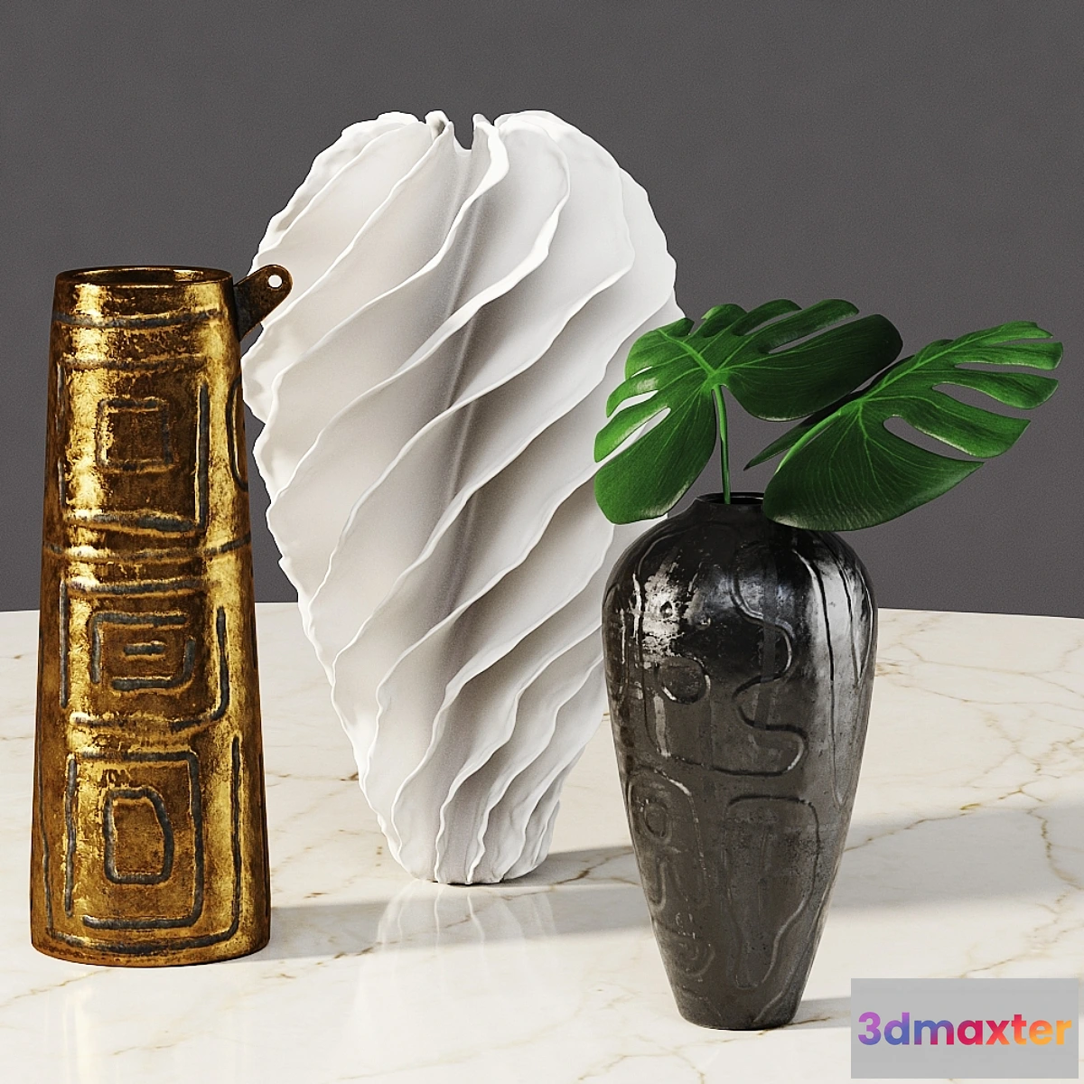 1415720 - Omec vases and Sandra Davolio vase 3D Max