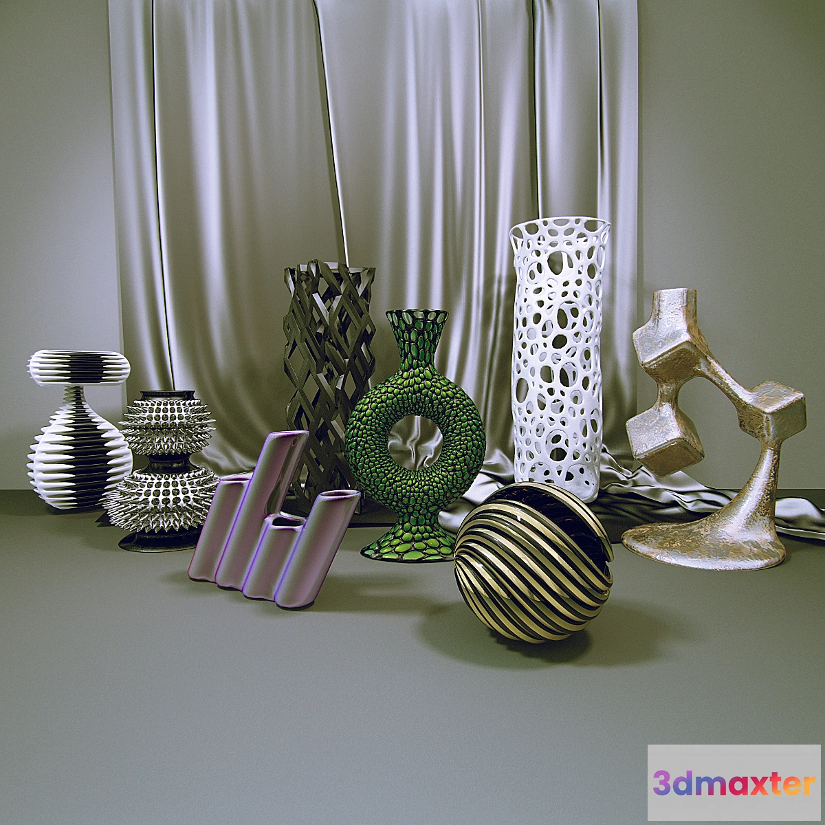 1422022 - Decorative vases 3D Max