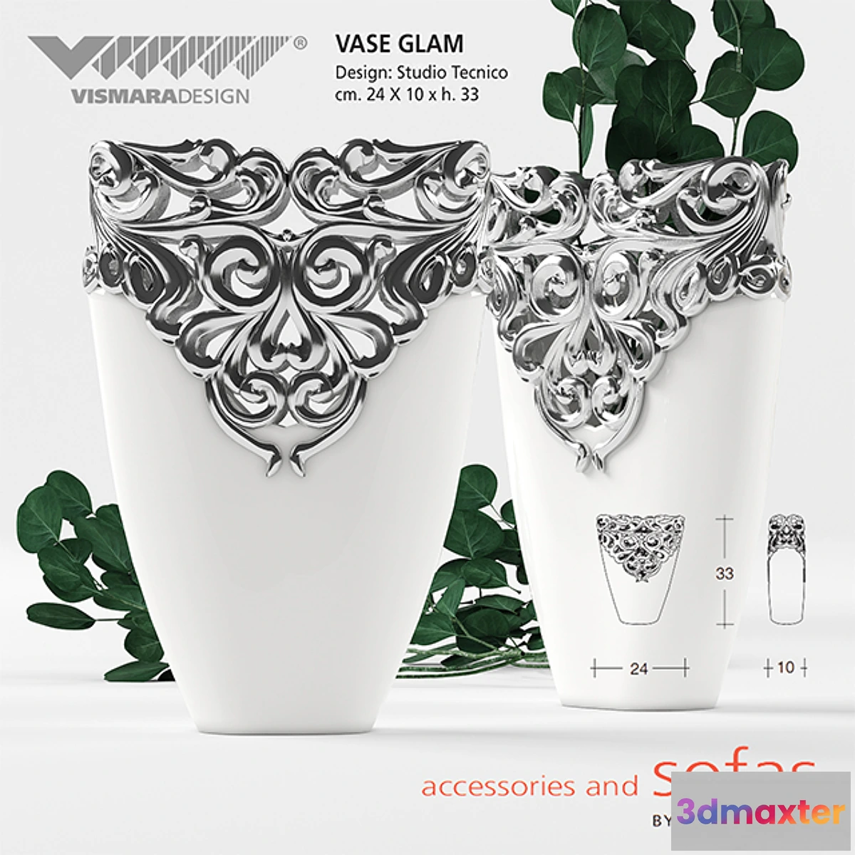 1425214 - Vismara Vase glam 3D Max