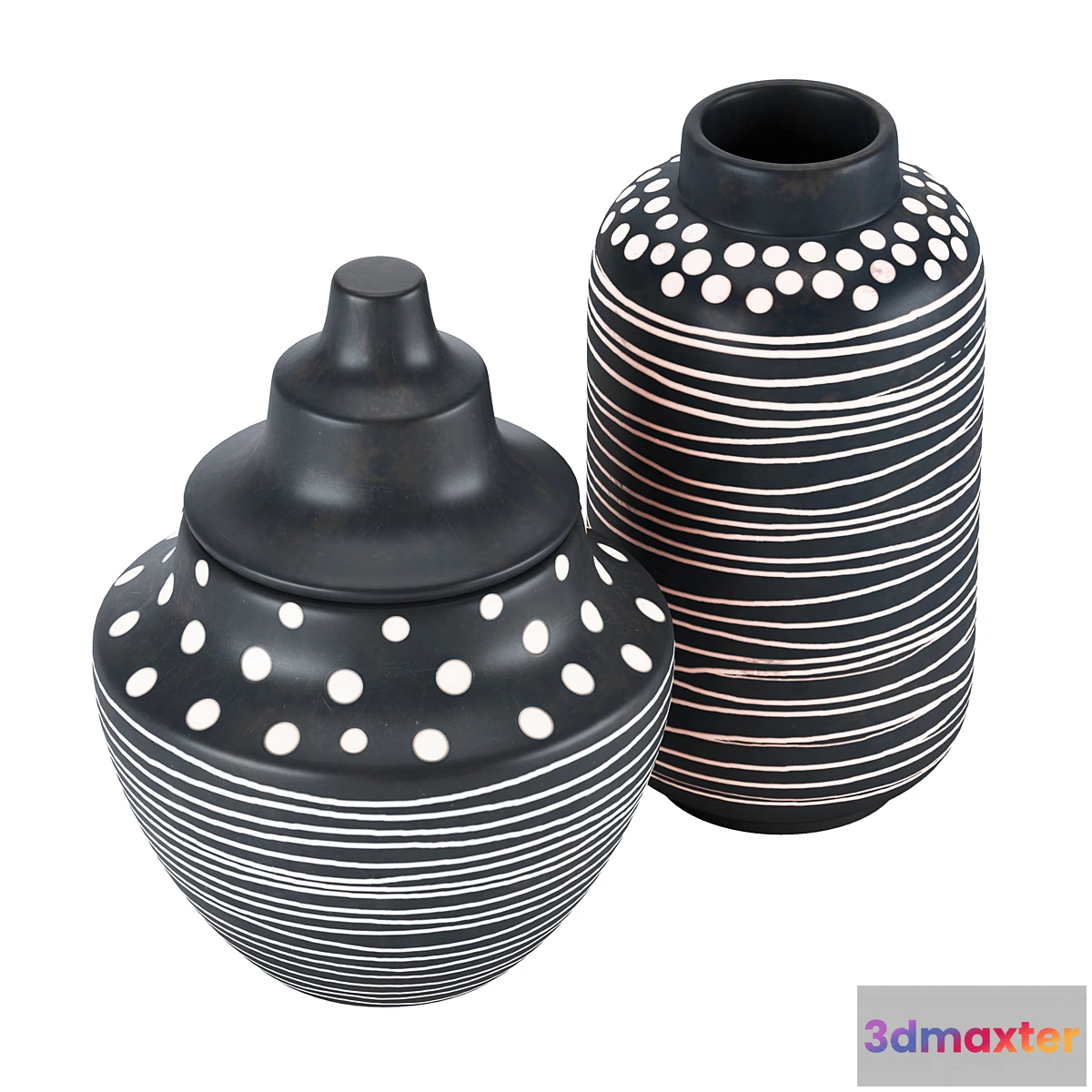 1458622 - ZUO Modern Niger Vases 3D Max