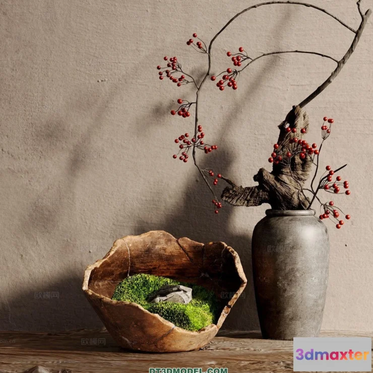 1515038 - Decoration - Vase - 3D Model For Interior Design - 689 3D Max