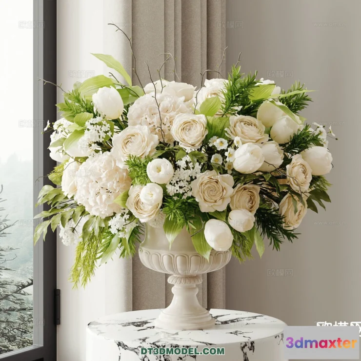 1515082 - Decoration - Vase - 3D Model For Interior Design - 711 3D Max