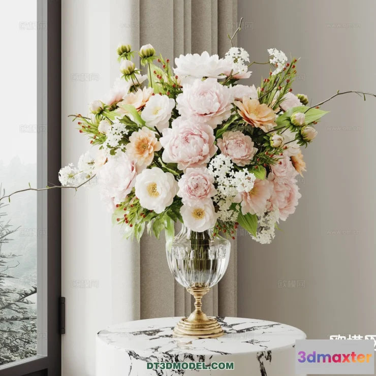 1515086 - Decoration - Vase - 3D Model For Interior Design - 713 3D Max