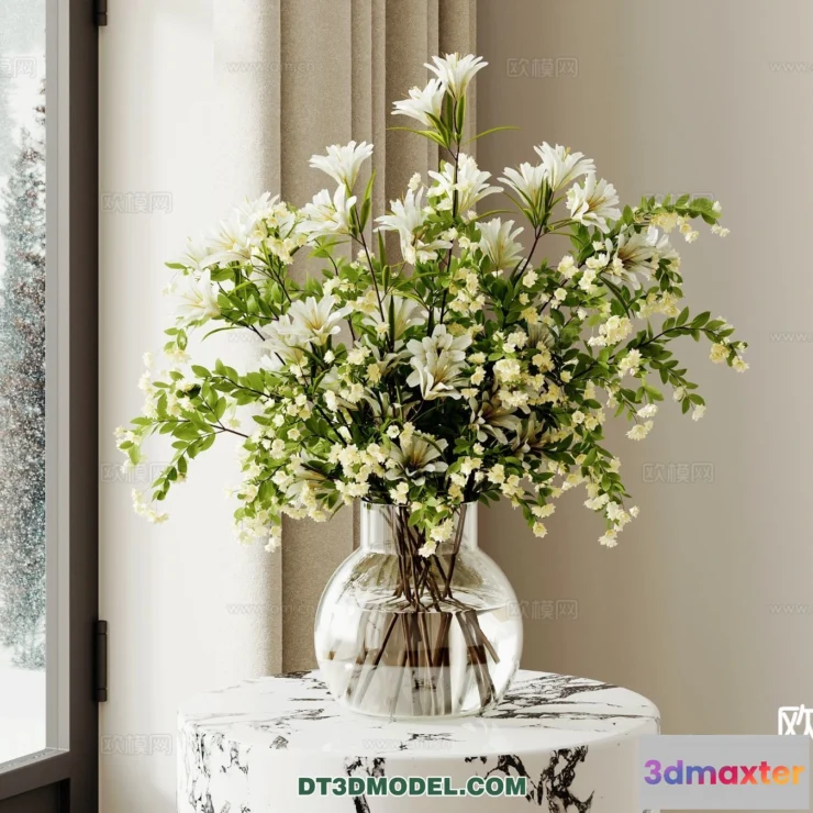 1515112 - Decoration - Vase - 3D Model For Interior Design - 726 3D Max