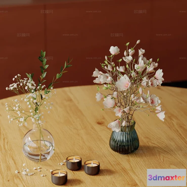 1515114 - Decoration - Vase - 3D Model For Interior Design - 727 3D Max