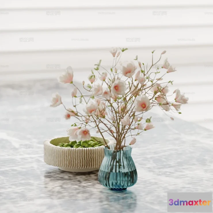 1515116 - Decoration - Vase - 3D Model For Interior Design - 728 3D Max