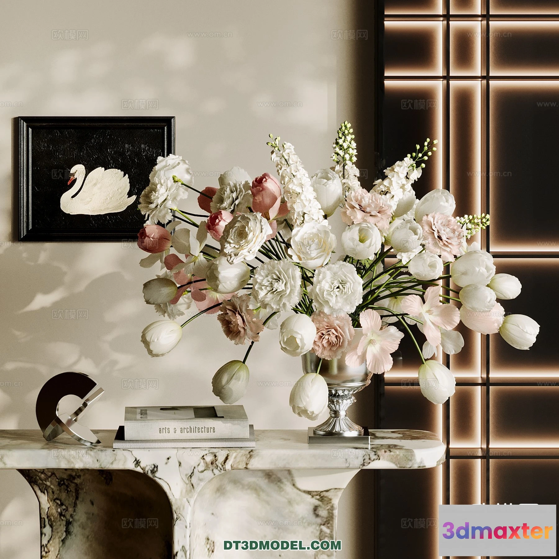 1515124 - Decoration - Vase - 3D Model For Interior Design - 732 3D Max