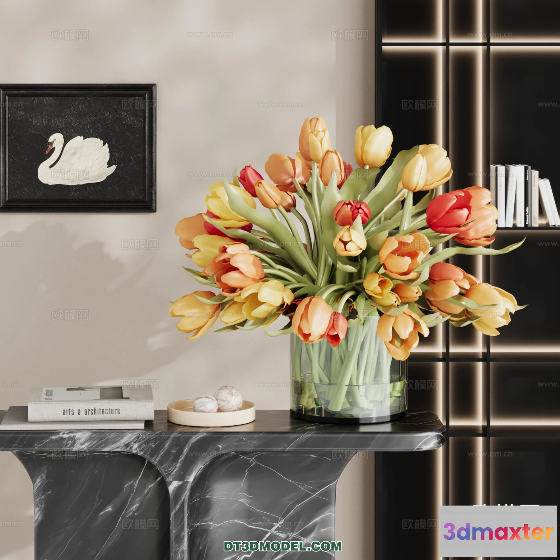 1515136 - Decoration - Vase - 3D Model For Interior Design - 738 3D Max