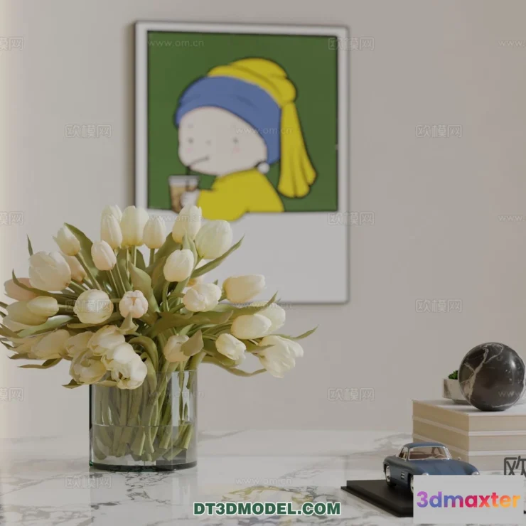 1515144 - Decoration - Vase - 3D Model For Interior Design - 742 3D Max