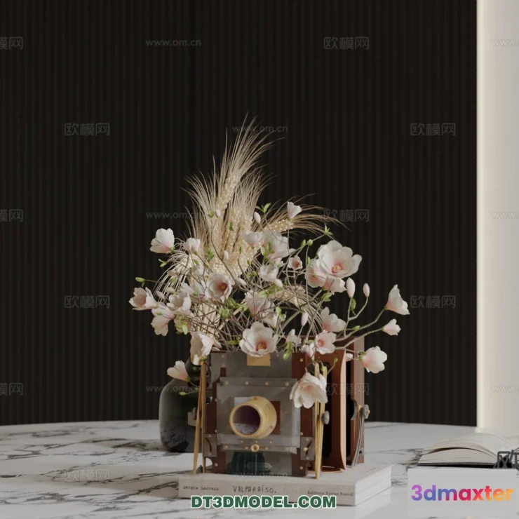 1515150 - Decoration - Vase - 3D Model For Interior Design - 745 3D Max