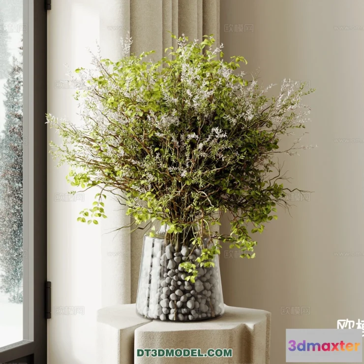 1515186 - Decoration - Vase - 3D Model For Interior Design - 763 3D Max