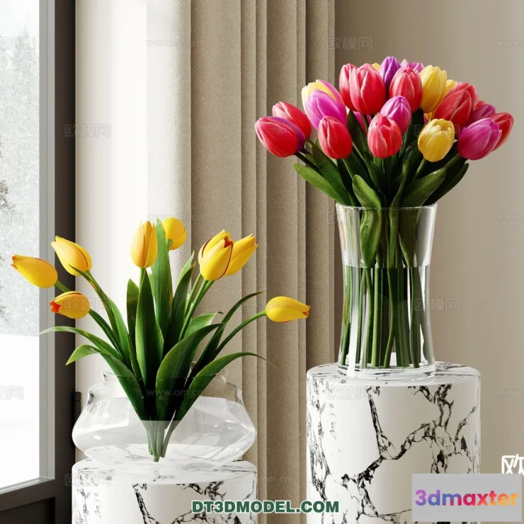 1515192 - Decoration - Vase - 3D Model For Interior Design - 766 3D Max