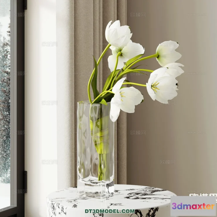 1515198 - Decoration - Vase - 3D Model For Interior Design - 769 3D Max