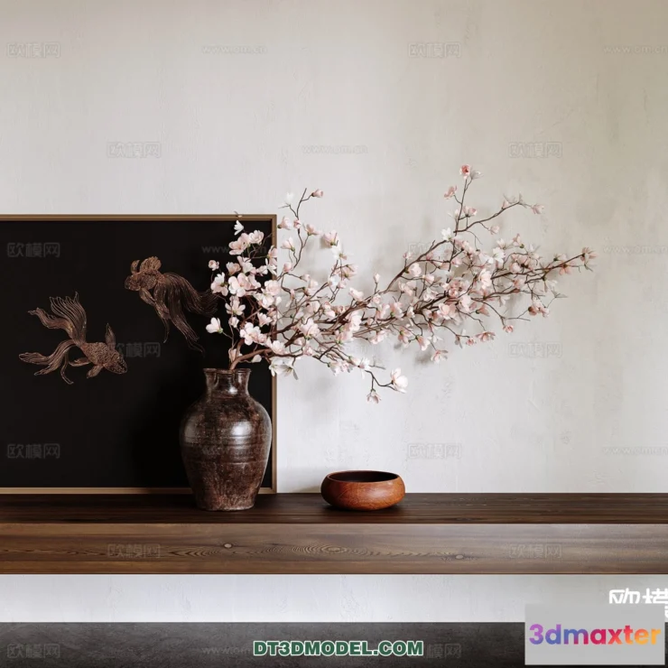 1515214 - Decoration - Vase - 3D Model For Interior Design - 777 3D Max