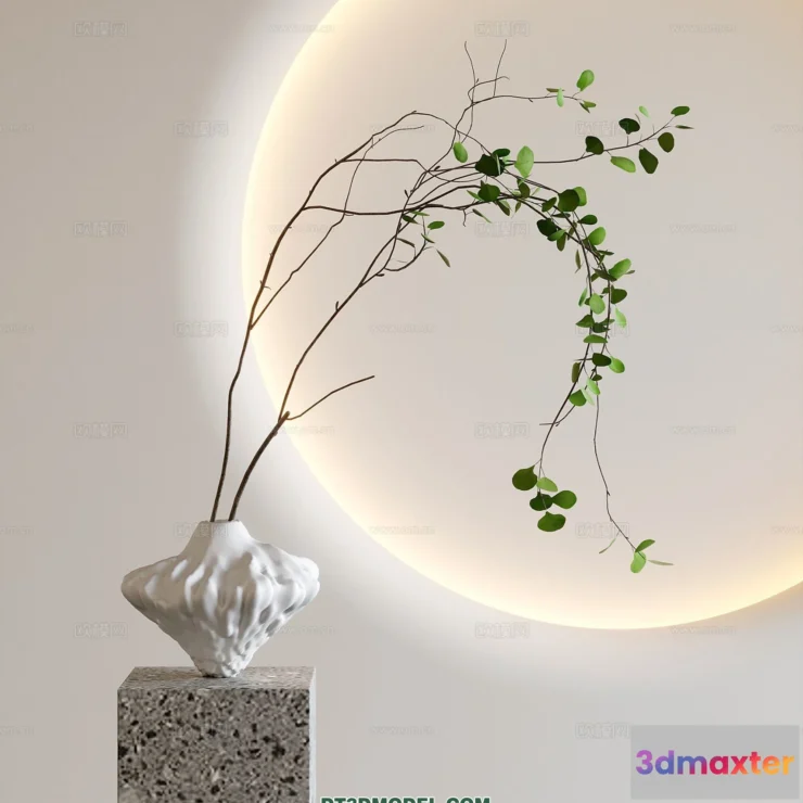 1515216 - Decoration - Vase - 3D Model For Interior Design - 778 3D Max