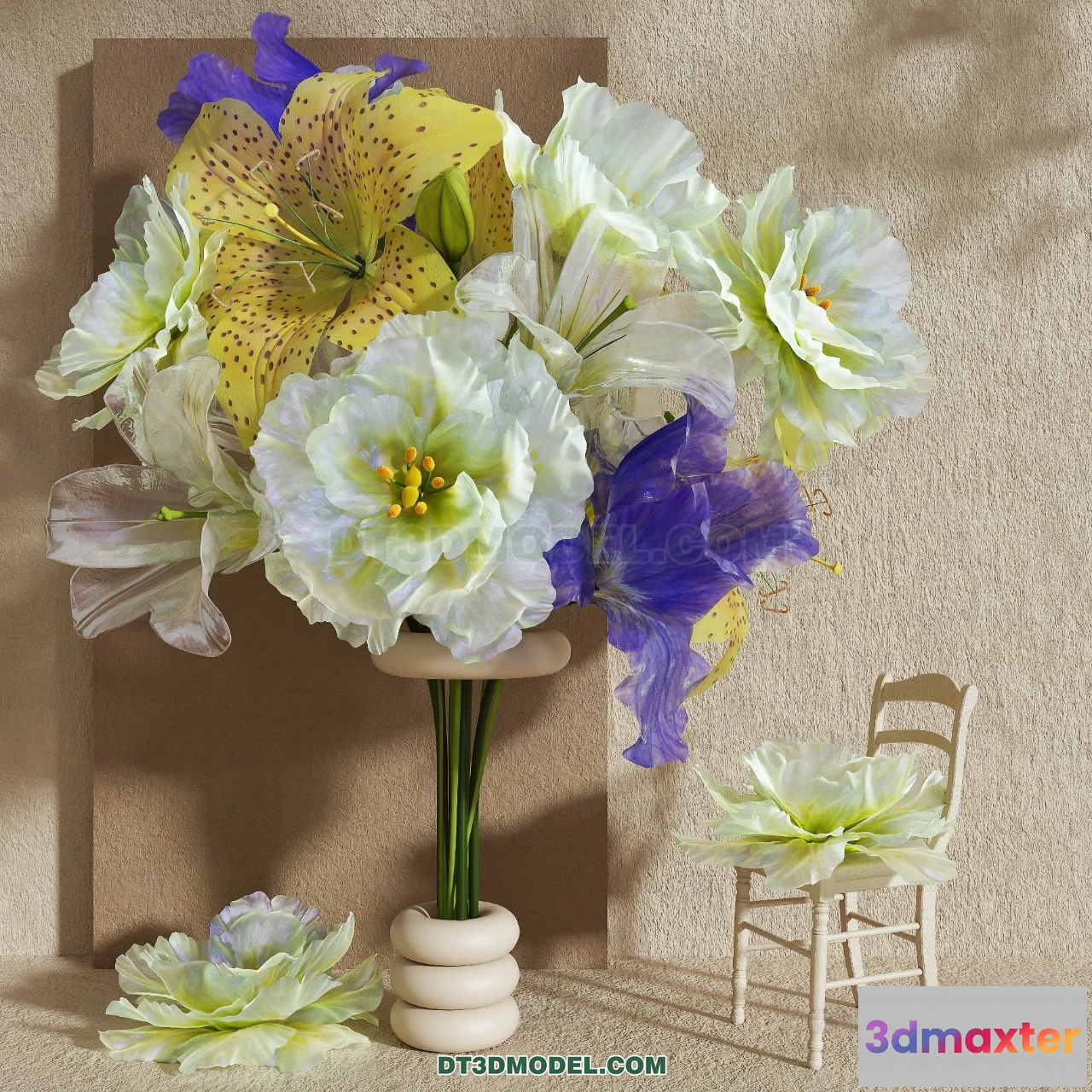 1515320 - Decoration - Vase - 3D Model For Interior Design - 830 3D Max