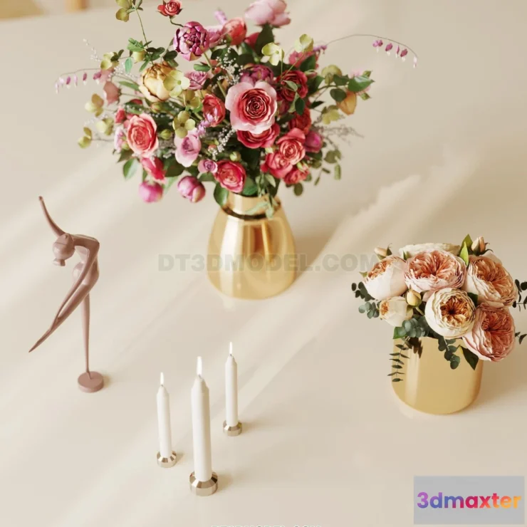 1515326 - Decoration - Vase - 3D Model For Interior Design - 833 3D Max