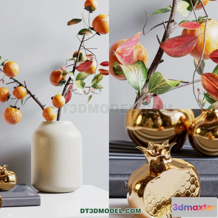 1515328 - Decoration - Vase - 3D Model For Interior Design - 834 3D Max