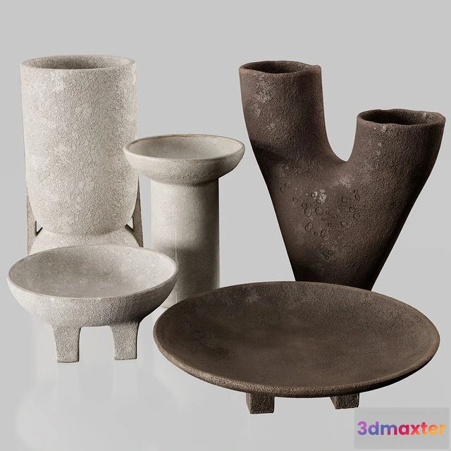 1543249 - RH Vases collection 3 3D Max