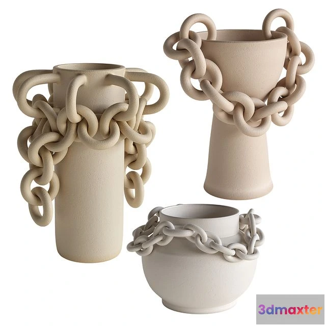 1543325 - Set of vases GBS-V01 3D Max