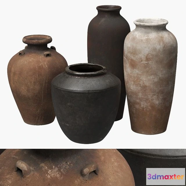 1567582 - Tall ceramic vases 3D Max