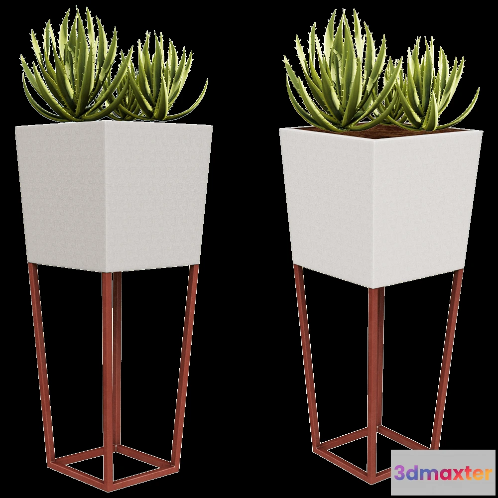 1608922 - CPRN HOMOOD - Square vase Art.OD1062 3D Max