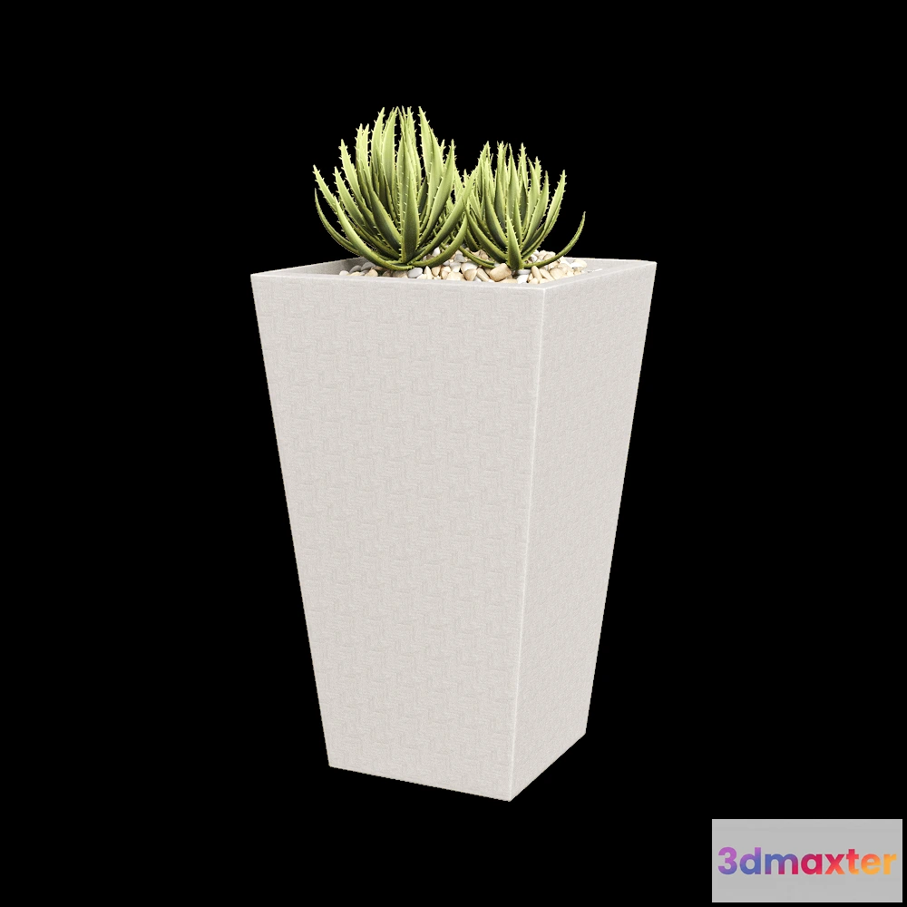 1608924 - CPRN HOMOOD - Square vase Art.OD1060 3D Max
