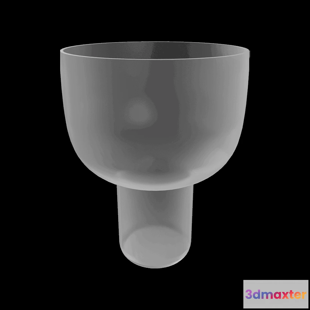 1608942 - Gejst  - Vase Nebl frosted medium 3D Max