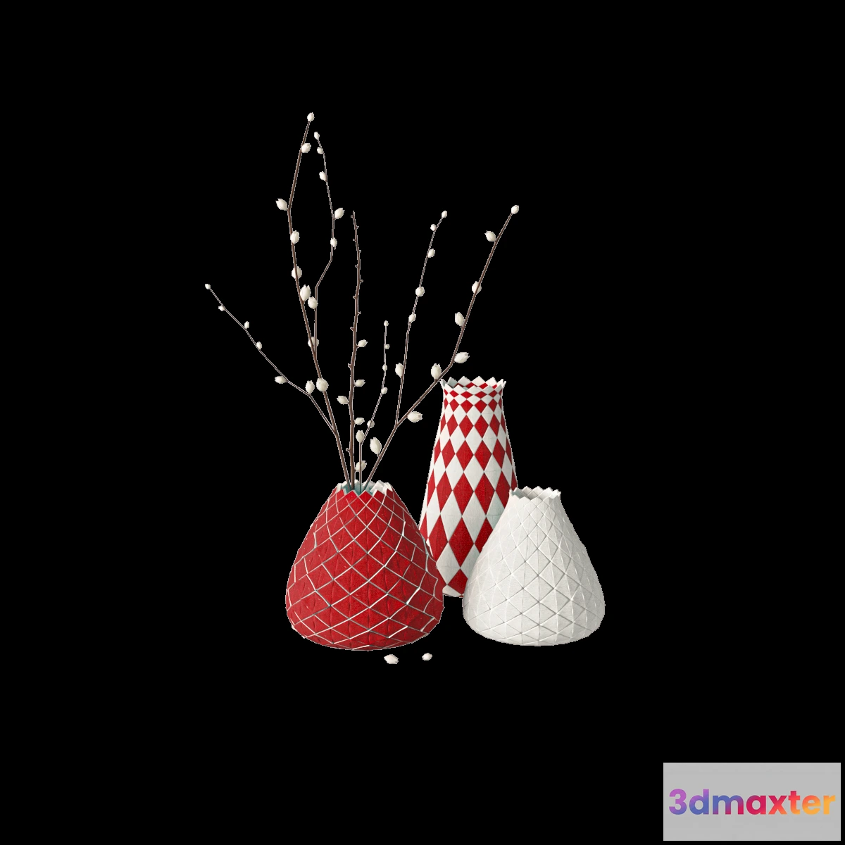 1609014 - decoration - Decorative vases set 3D Max