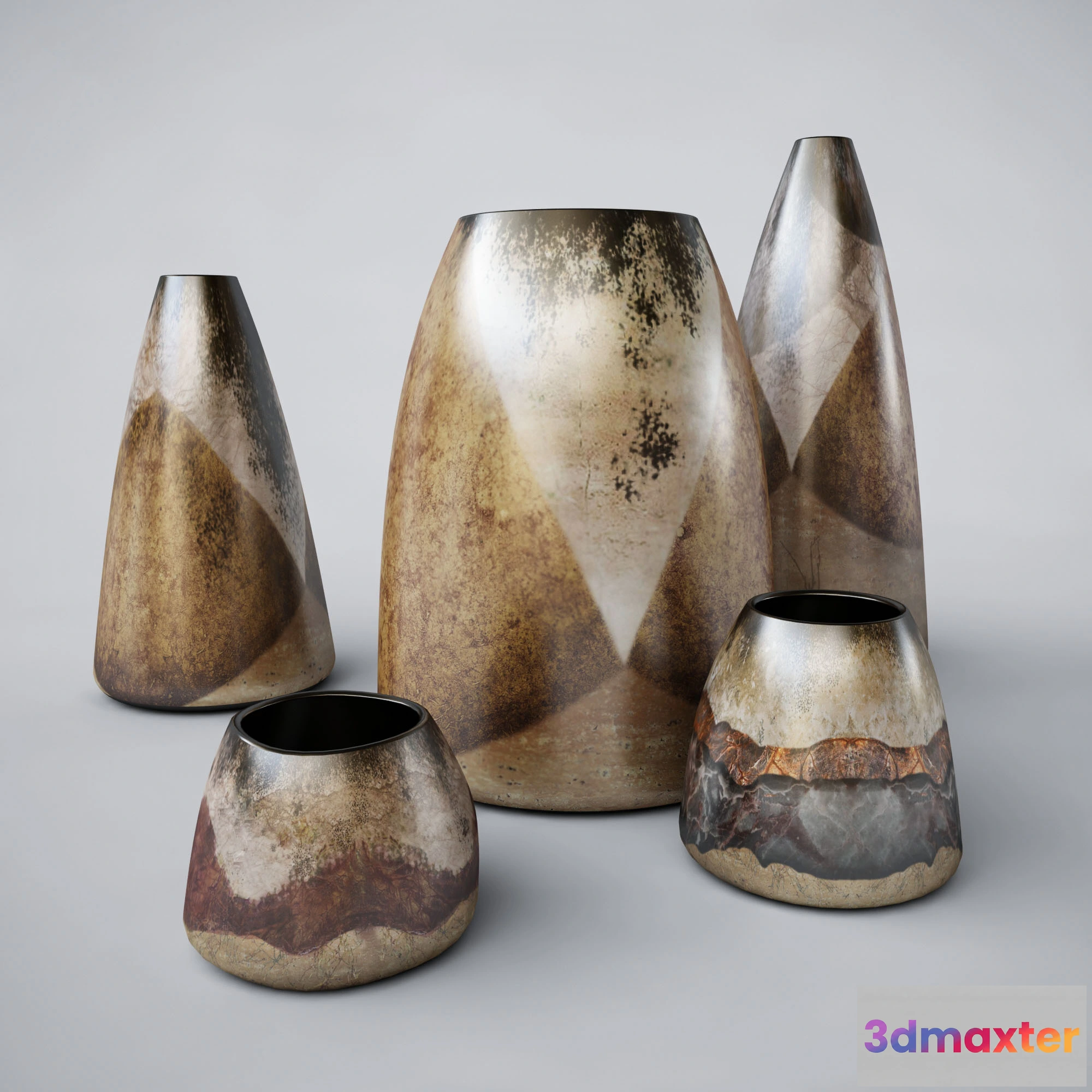 1609026 - decoration - Kelly Hoppen vases 3D Max