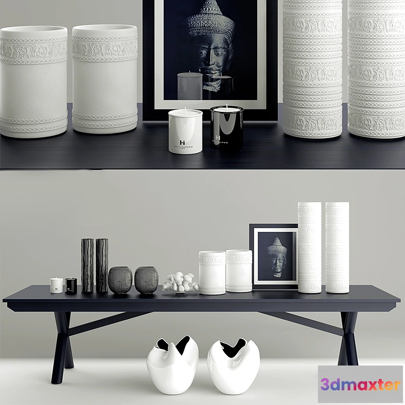 1609096 - decoration - Kelly hoppen vase style 3D Max