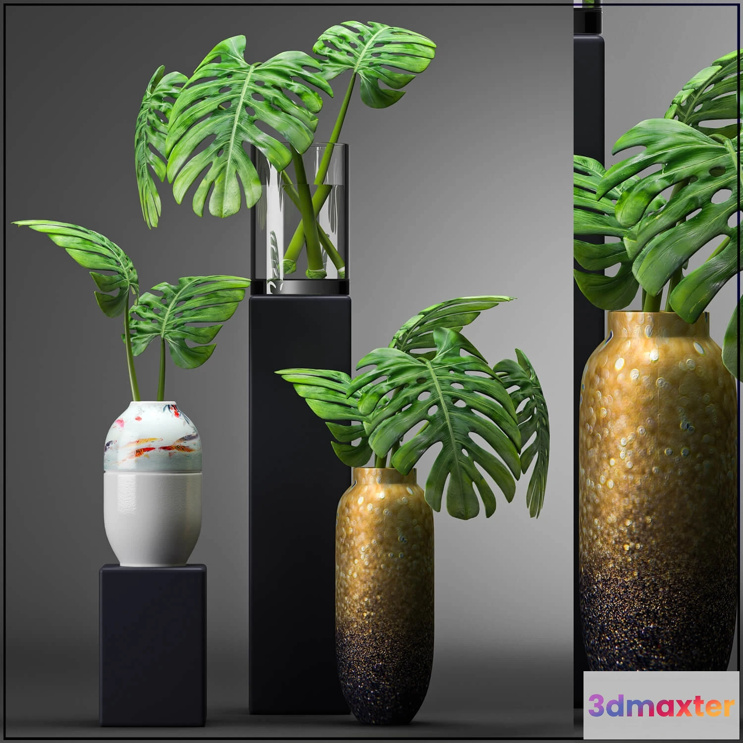 1609138 - decoration - Modern vases 2 3D Max