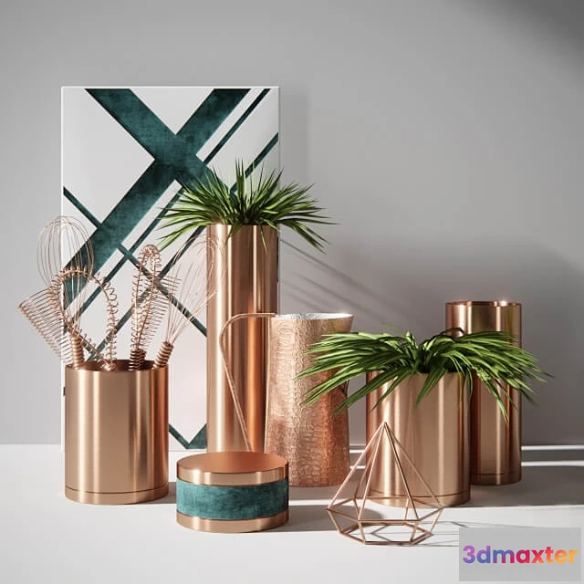 1609160 - decoration - Decorative Set 55 3D Max