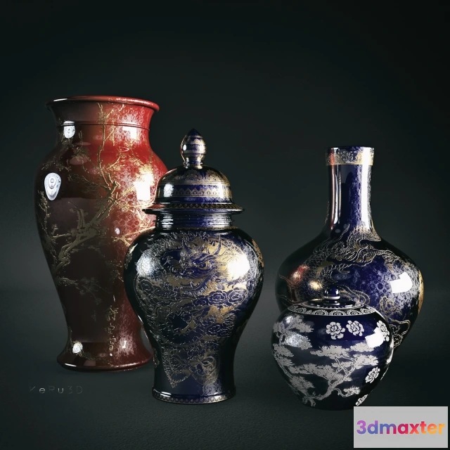 1609216 - decoration - Antique vases 3D Max