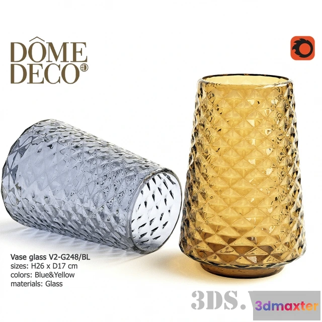 1609224 - decoration - DomeDeco vases 3D Max