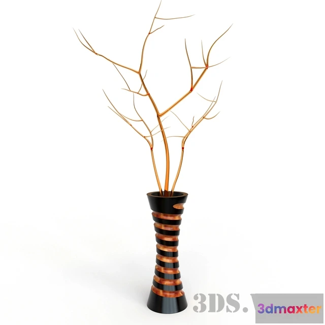 1609240 - decoration - Vase with decor 3D Max
