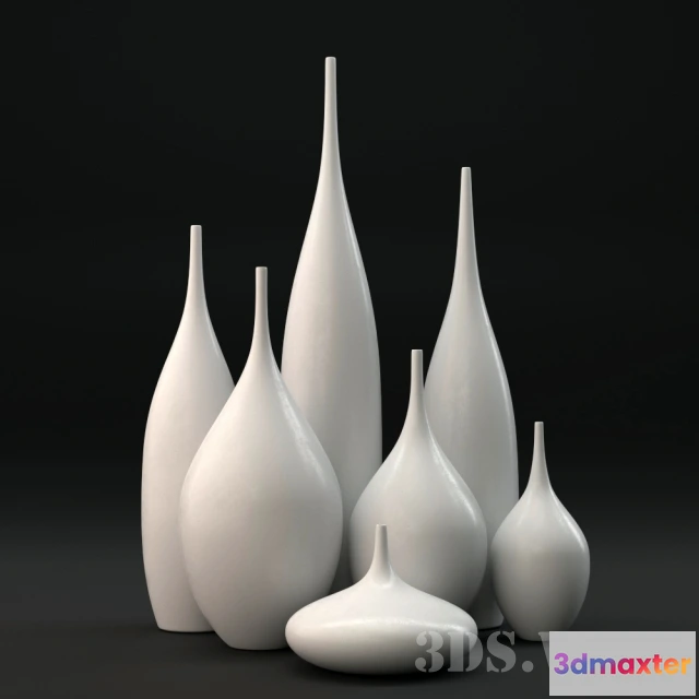 1609270 - decoration - Modern vases - flasks for the interior 3D Max