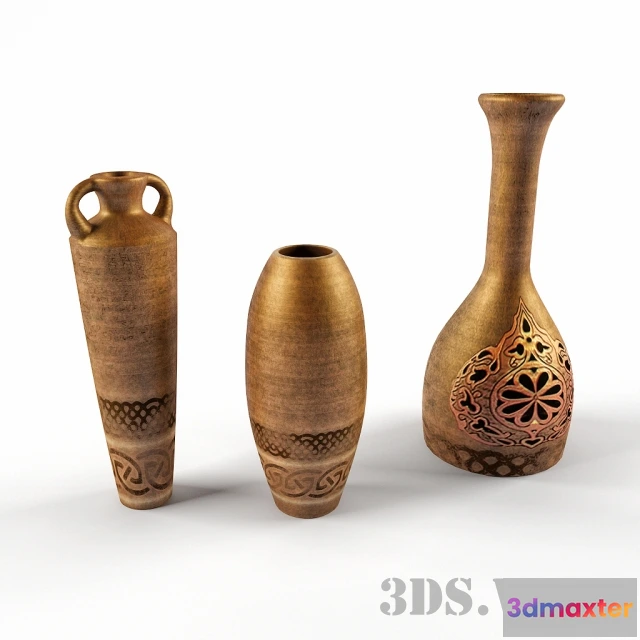 1609274 - decoration - Old classic vases 3D Max
