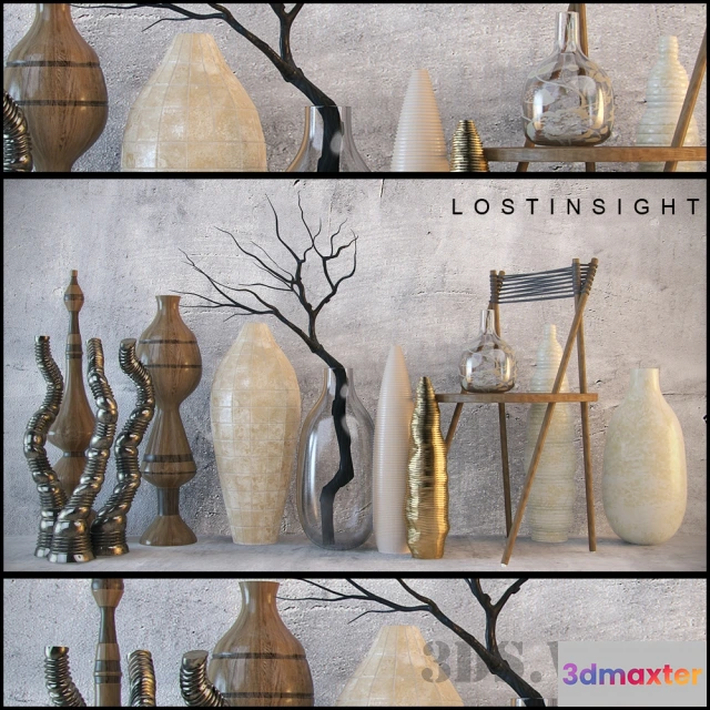 1609276 - decoration - Modern vases and pots 3D Max