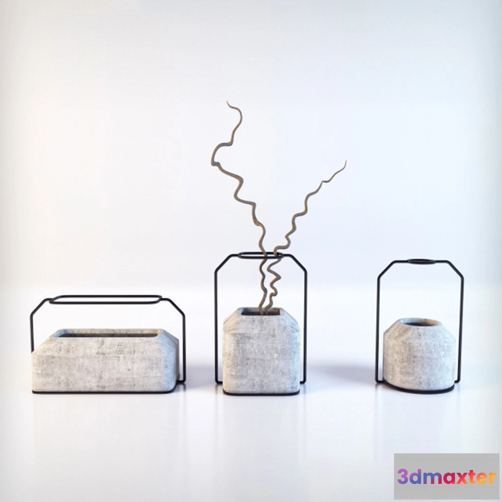 1609282 - decoration - Unique decorative vases 3D Max