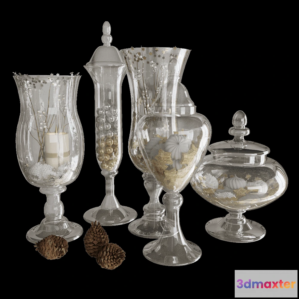 1609310 - decoration - Very beautiful vases 3D Max