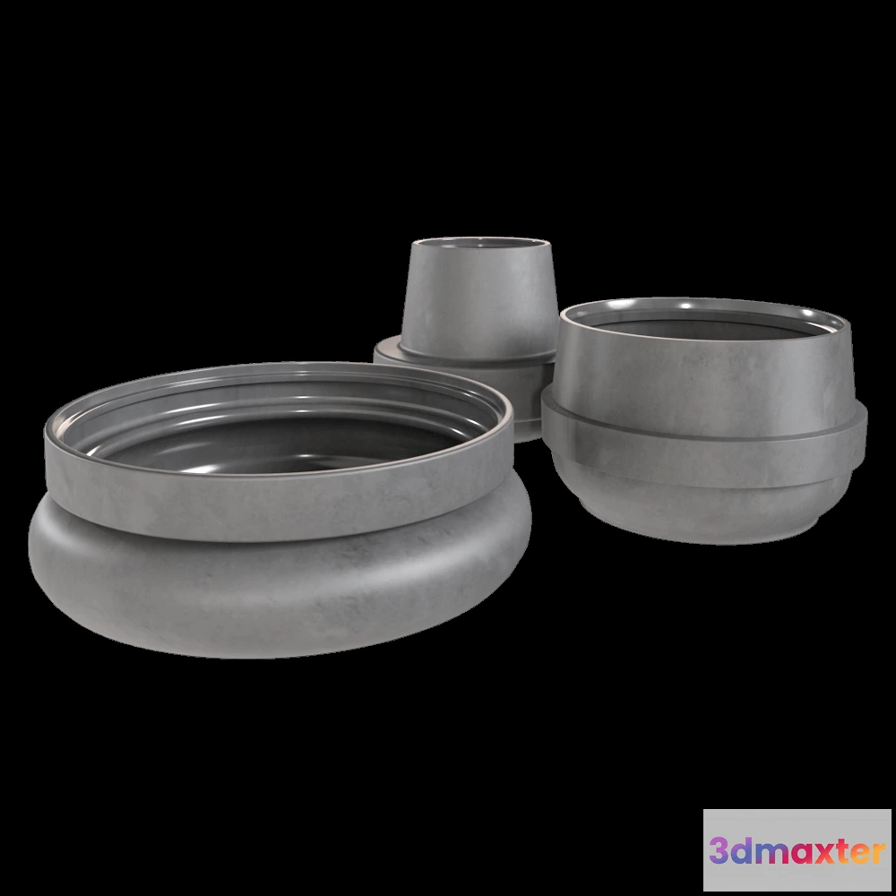 1609358 - Woud - Hinken vase 3x 3D Max