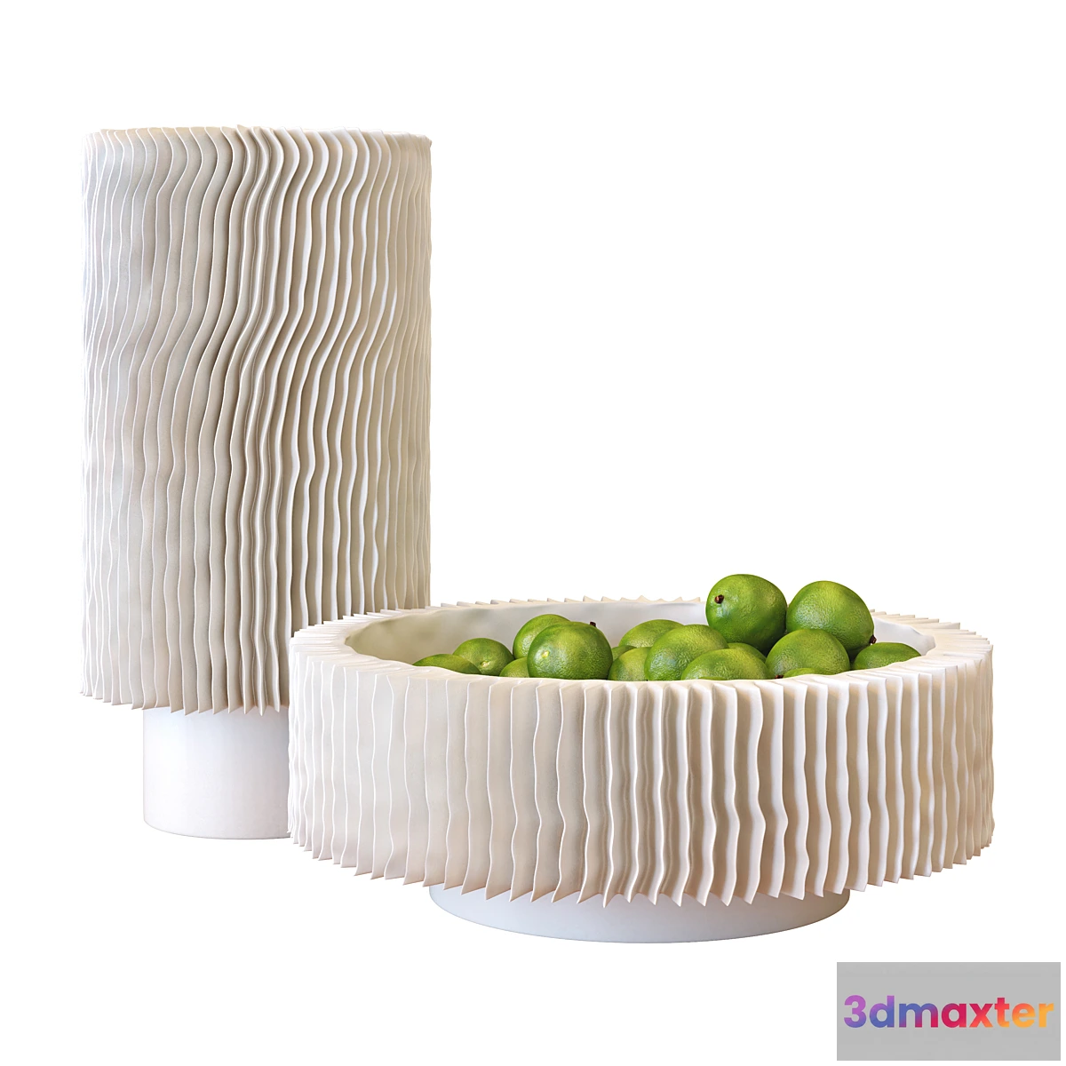 551429 - Radiator Vases Matte White